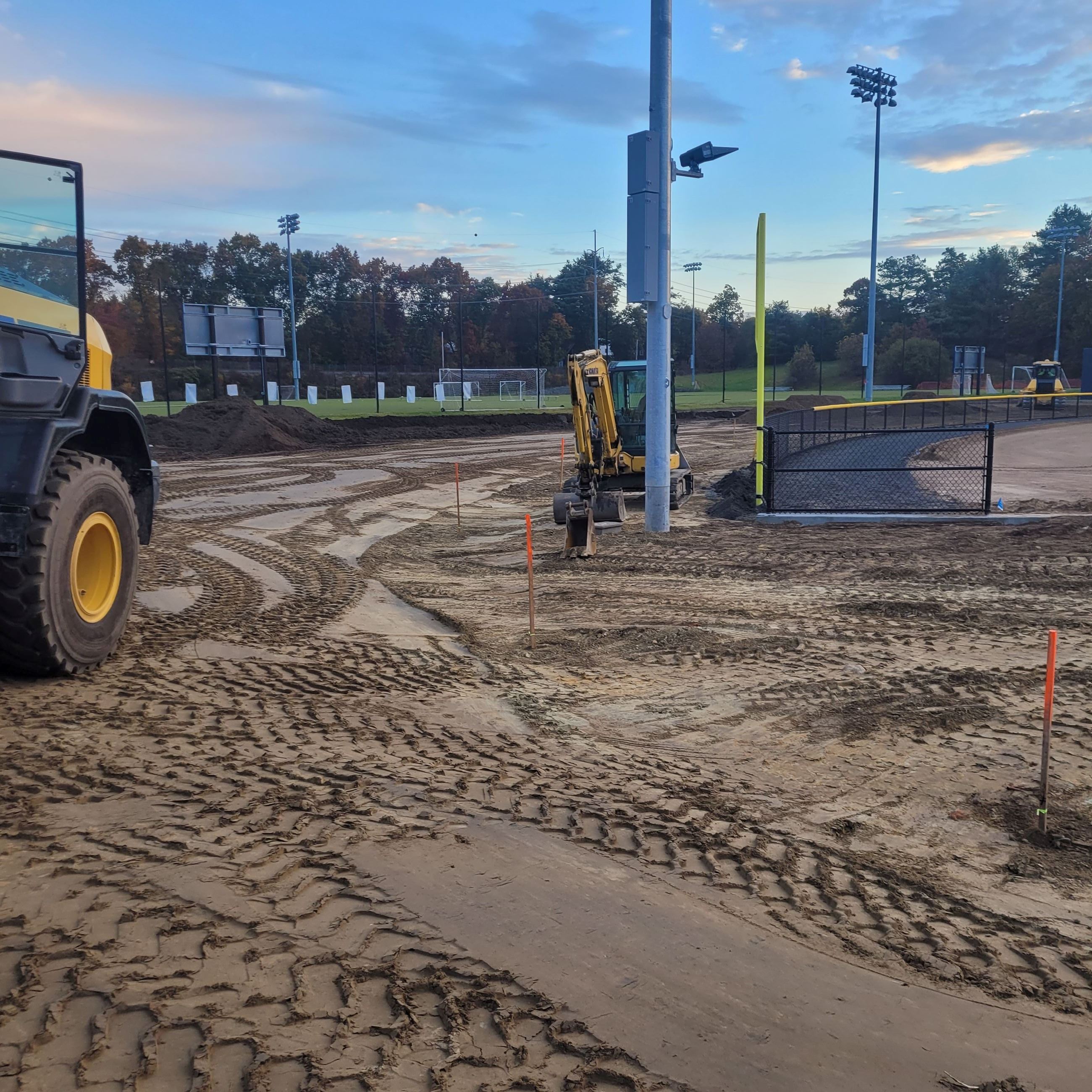 Grading Drainage Swale