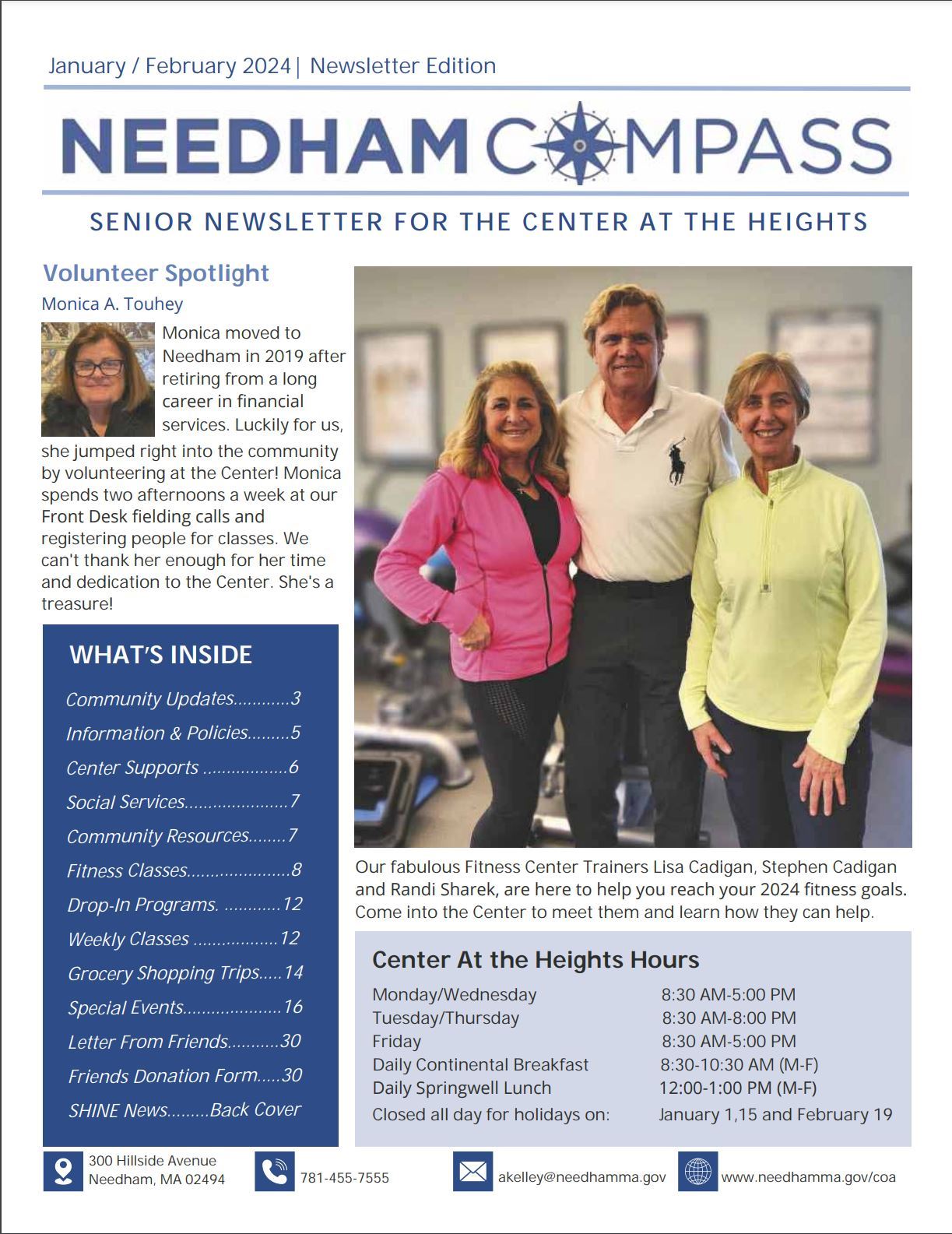 Needham Compass Newsletter Needham, MA