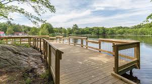 Needham Reservoir - trail overlook