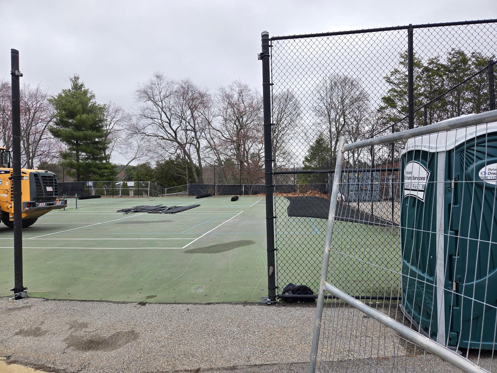 0404205_NHS Tennis Courts_Existing Courts and Fence Removal